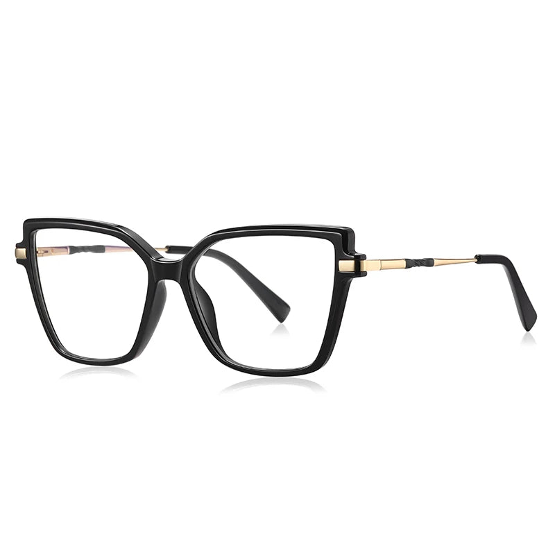 Vicky Women's Full Rim Butterfly Tr 90 Alloy Reading Glasses 46101