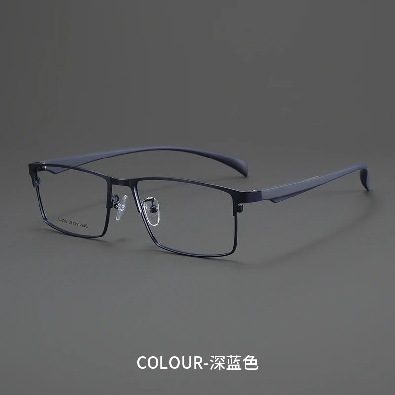 Bclear Men Full Rim Square Alloy Eyeglasses MY-L636