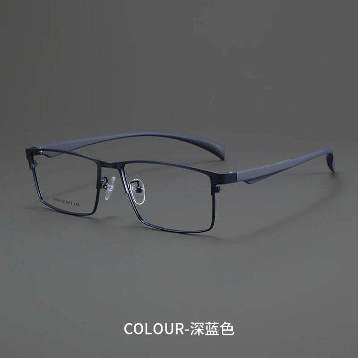 Bclear Men Full Rim Square Alloy Eyeglasses MY-L636