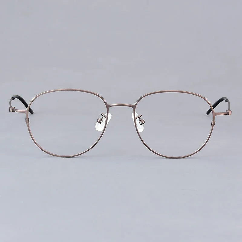 Bobbie Unisex Full Rim Oval Titanium Eyeglasses KMN512