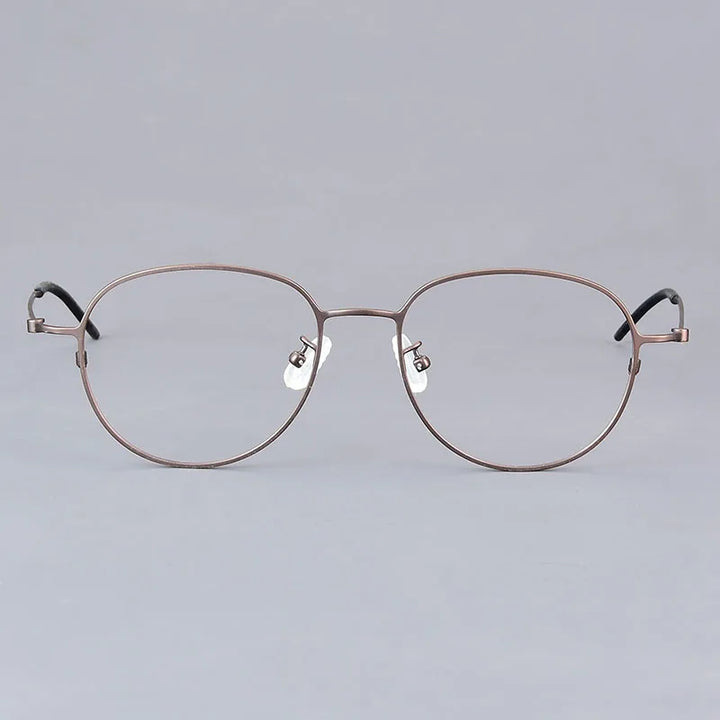 Bobbie Unisex Full Rim Oval Titanium Eyeglasses KMN512