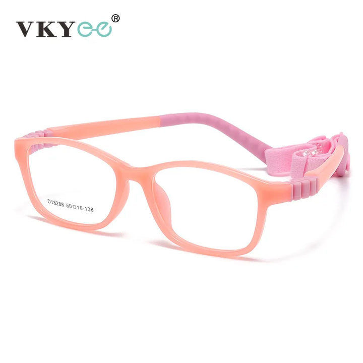 Vicky Unisex Children's Full Rim Square Tr 90 Titanium Eyeglasses 4182 Full Rim Vicky   