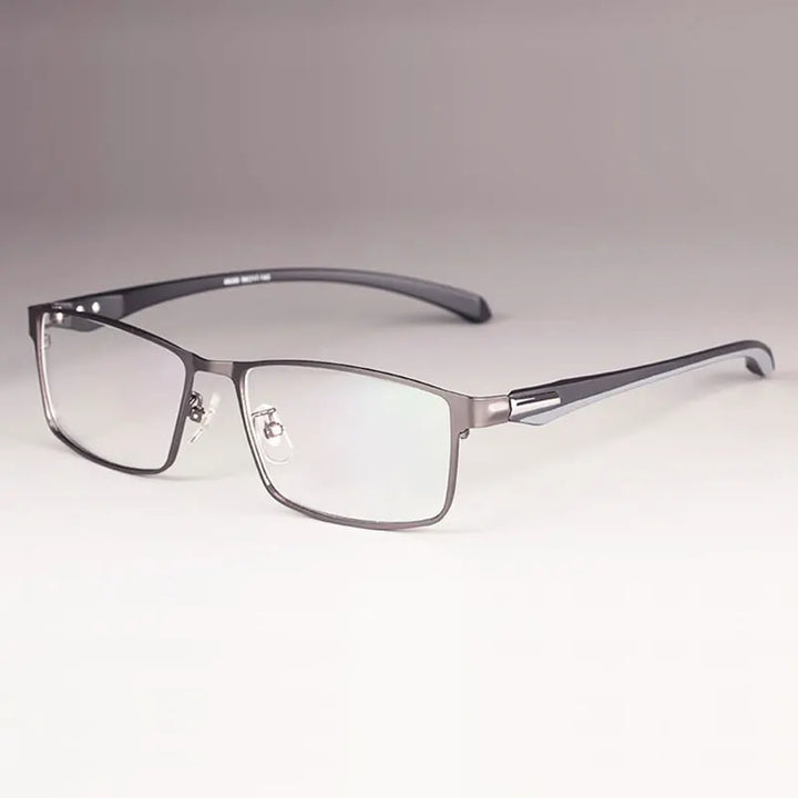 Hotony Unisex Full Or Semi Rim Square Tr 90 Alloy Eyeglasses 56017