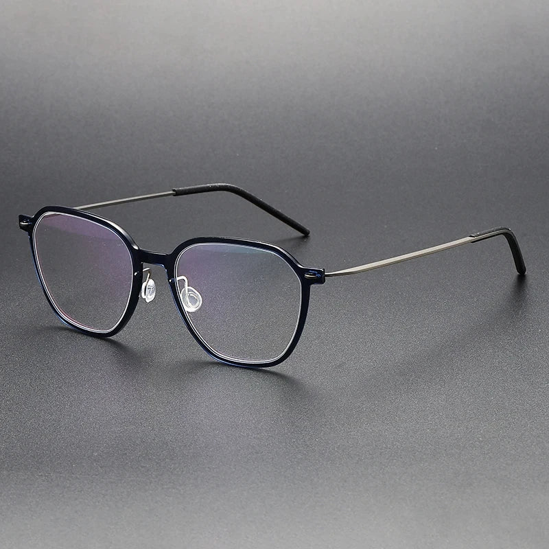 Bobbie Unisex Full Rim Square Acetate Eyeglasses 6627