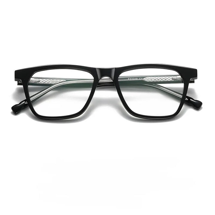 CCspace Women's Full Rim Square Acetate Reading Glasses 802576