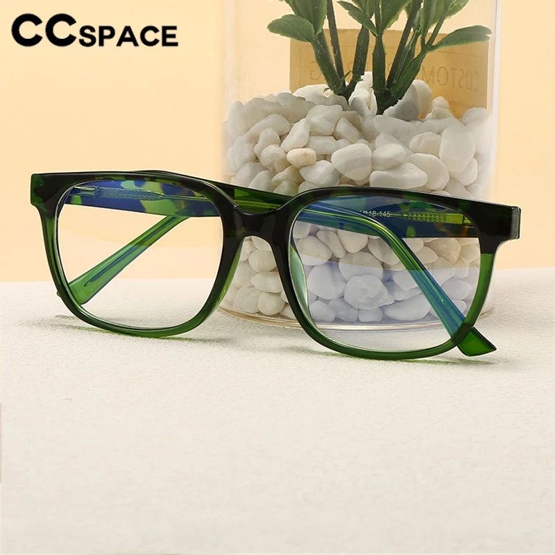 CCspace Women's Full Rim Square Polycarbonate Eyeglasses 301382 Full Rim CCspace   