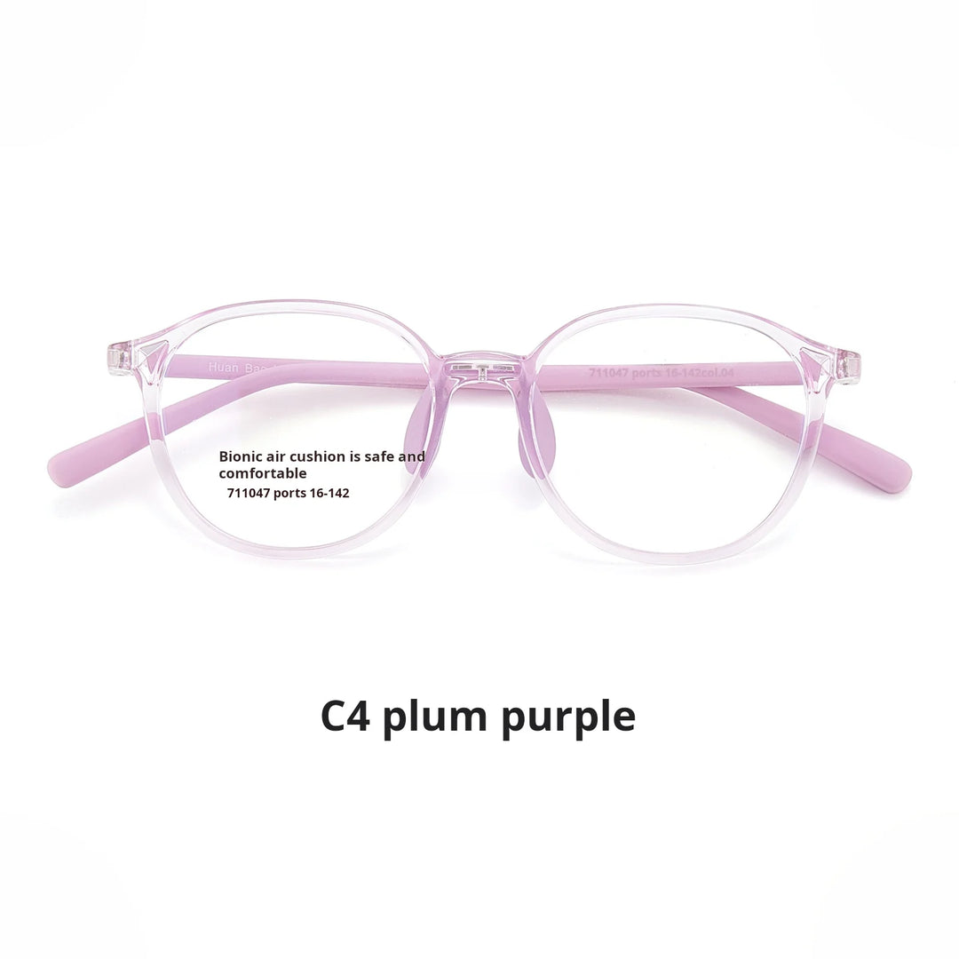 Xbora Unisex Youth's Full Rim Oval Square Tr 90 Silicone Eyeglasses 7110