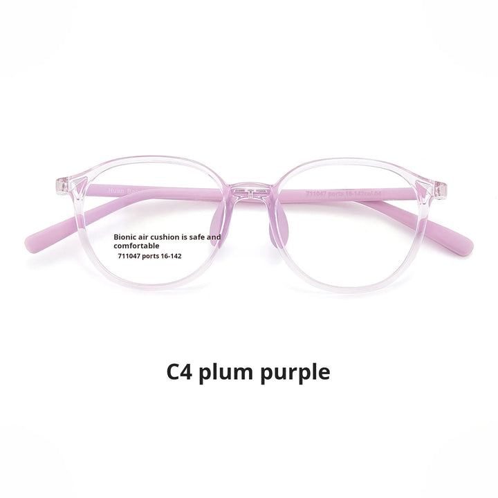 Xbora Unisex Youth's Full Rim Oval Square Tr 90 Silicone Eyeglasses 7110