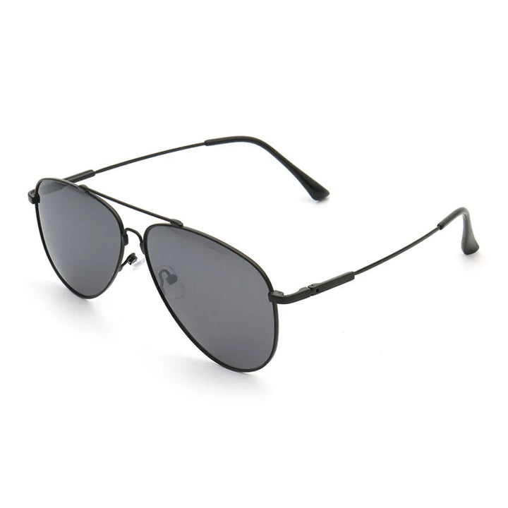 Aror Men's Full Rim Oval Double Bridge Titanium Eyeglasses Sunglasses 69224