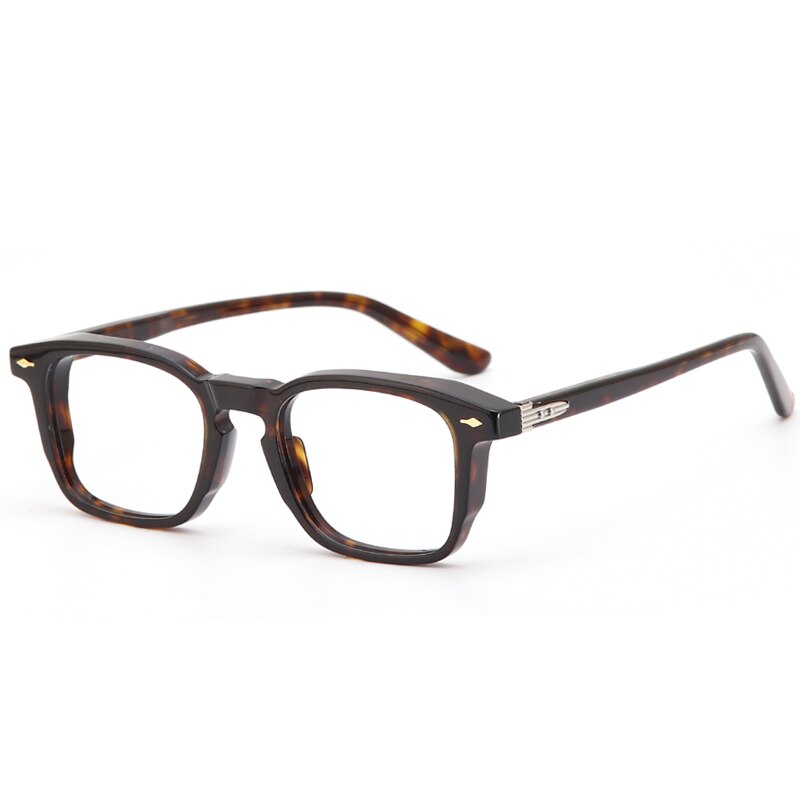 Muzz Men's Full Rim Square Acetate Eyeglasses 98625 Full Rim Muzz C3  