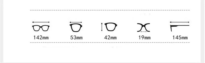 Chashma Ochki Unisex Full Rim Square Double Bridge Titanium Eyeglasses 4422 Full Rim Chashma Ochki   