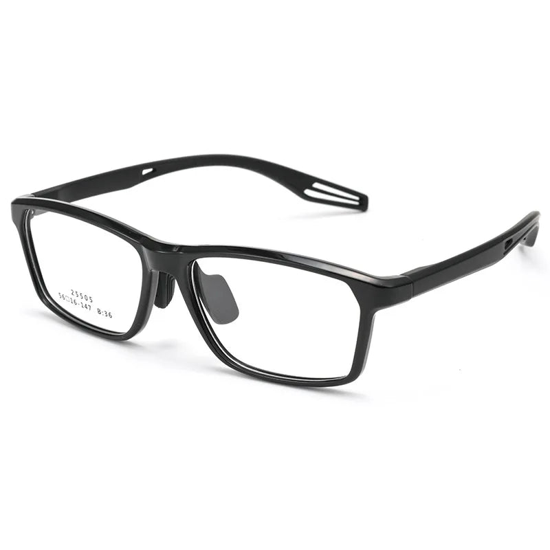 Xbora Unisex Full Rim Rectangle Tr 90 Alloy Sport Eyeglasses 525505