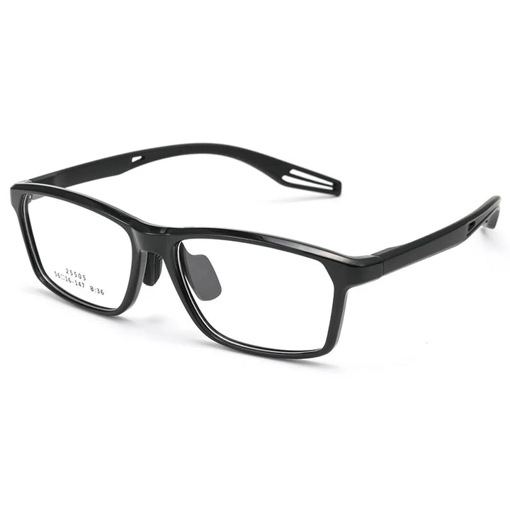 Xbora Unisex Full Rim Rectangle Tr 90 Alloy Sport Eyeglasses 525505