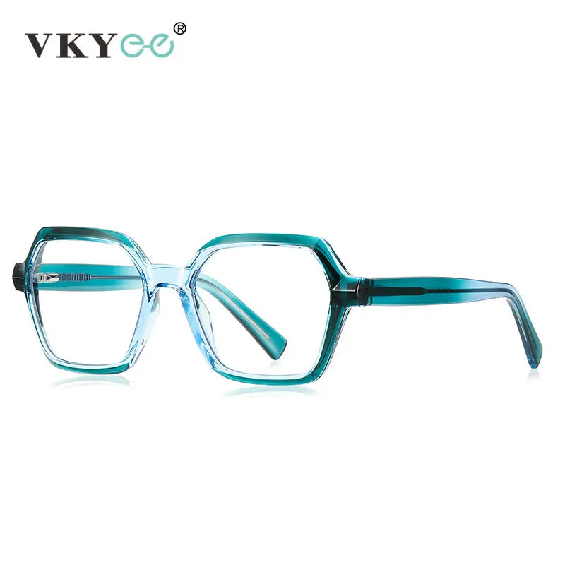 Vicky Unisex Full Rim Tr 90 Stainless Steel Square Reading Glasses 2162 Reading Glasses Vicky   