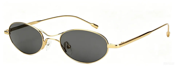 Esnbie Unisex Full Rim Oval Alloy Sunglasses 25S-M183SUN-1