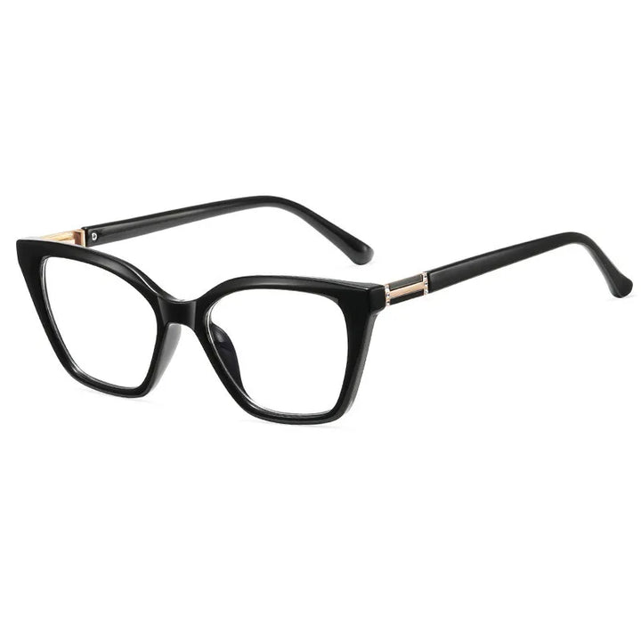 CCspace Women's Full Rim Square Tr 90 Titanium Reading Glasses 312835