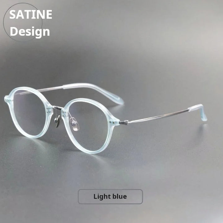 Xbora Women's Full Rim Oval Round Titanium Tr 90 Eyeglasses 655003