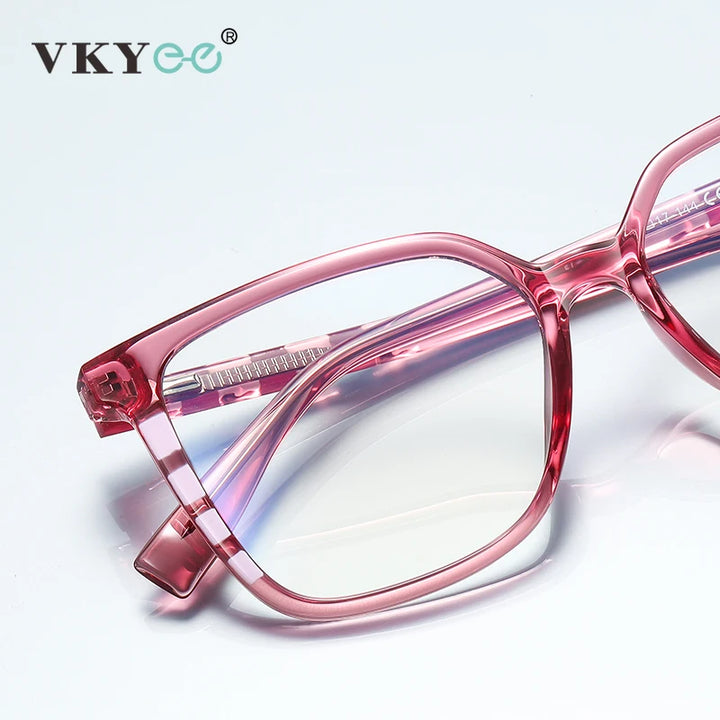 Vicky Women's Full Rim Large Square PC Alloy Reading Glasses 2132 Reading Glasses Vicky   