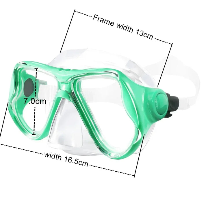 Aleefa Women's Goggle Pc Silicone Tempered Resin Lens Swim Mask 66202