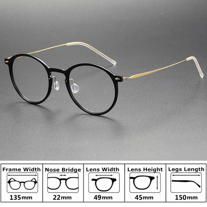 Bobbie Unisex Full Rim Square Acetate Eyeglasses 65-Series