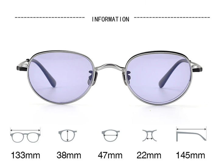 Black Mask Women's Full Rim Oval Square Titanium Eyeglasses Clip On Sunglasses 884447