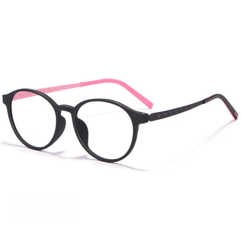 Yimaruili Unisex Full Rim Round TR-90 Titanium Eyeglasses 8868T — view 3 | Yimaruili at FuzWeb