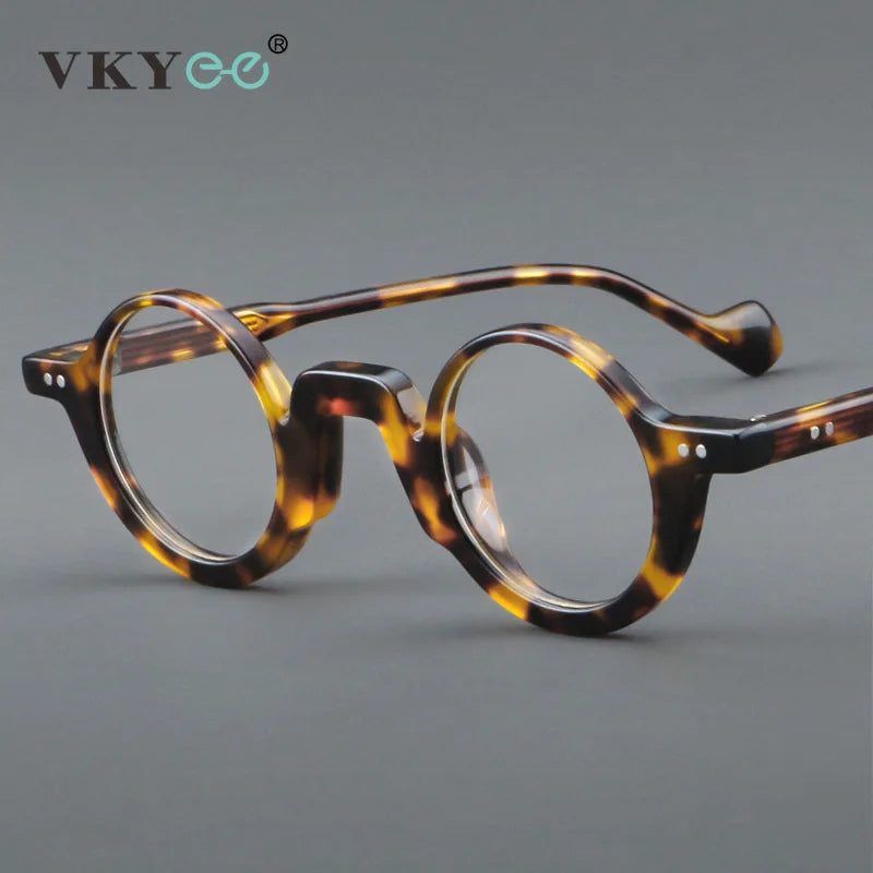 Vicky Unisex Full Rim Round Thick Acetate Reading Glasses 623202