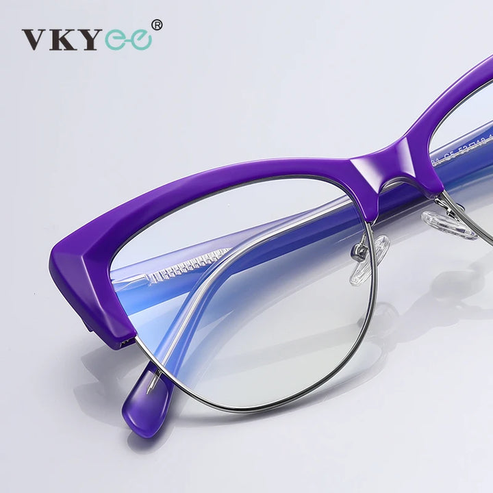 Vicky Women's Full Rim Cat Eye Tr 90 Titanium Reading Glasses 2181 Reading Glasses Vicky   