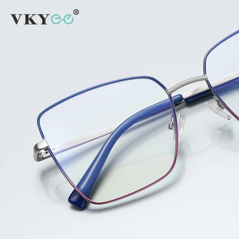Vicky Women's Full Rim Large Butterfly Alloy Reading Glasses 3088 Reading Glasses Vicky   