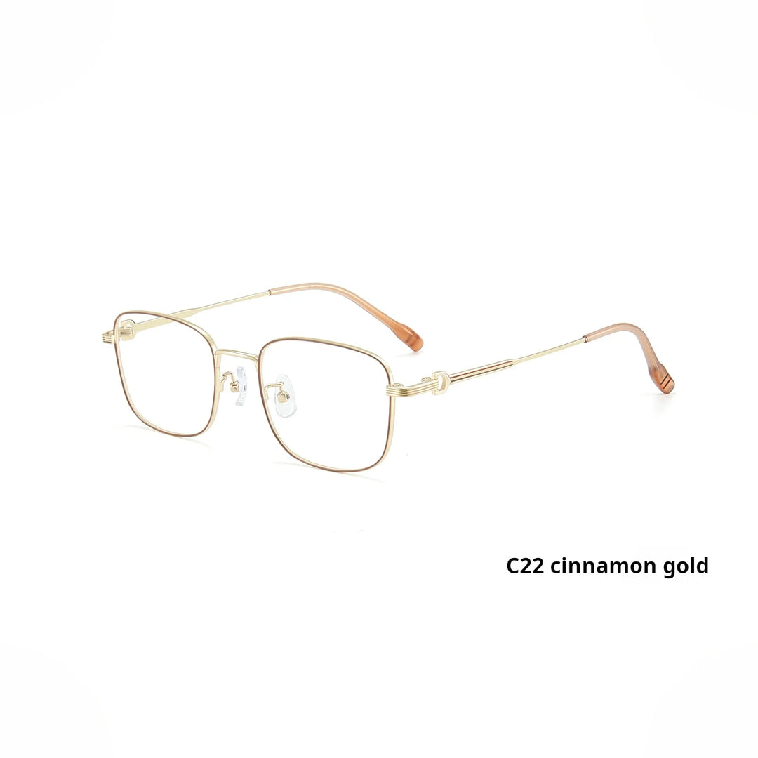 Momoja Unisex Full Rim Square Alloy Eyeglasses 758232