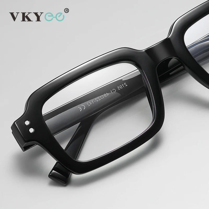 Vicky Unisex Full Rim Square Tr 90 Alloy Reading Glasses 2195 Reading Glasses Vicky   