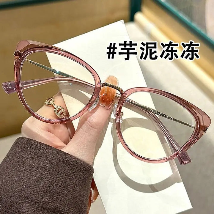 Zirosat Unisex Full Rim Round TR90 Prescription Eyeglasses 9039 - view 7
