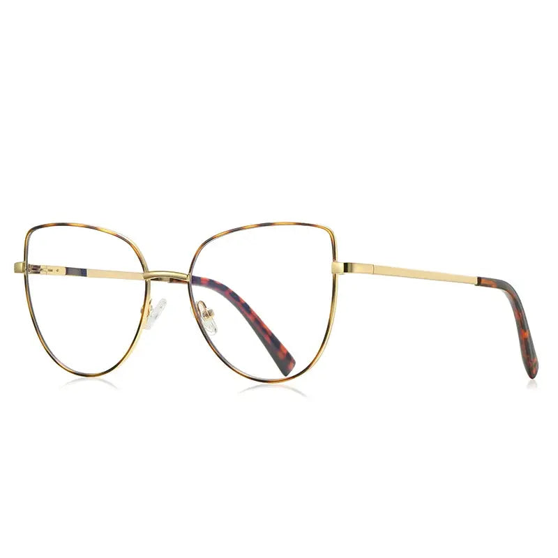 Vicky Unisex Full Rim Large Cat Eye TR90 and Titanium Reading Glasses 3081 — view 2 | Vicky at FuzWeb