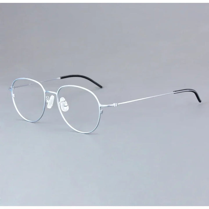 Bobbie Unisex Full Rim Oval Titanium Eyeglasses KMN512