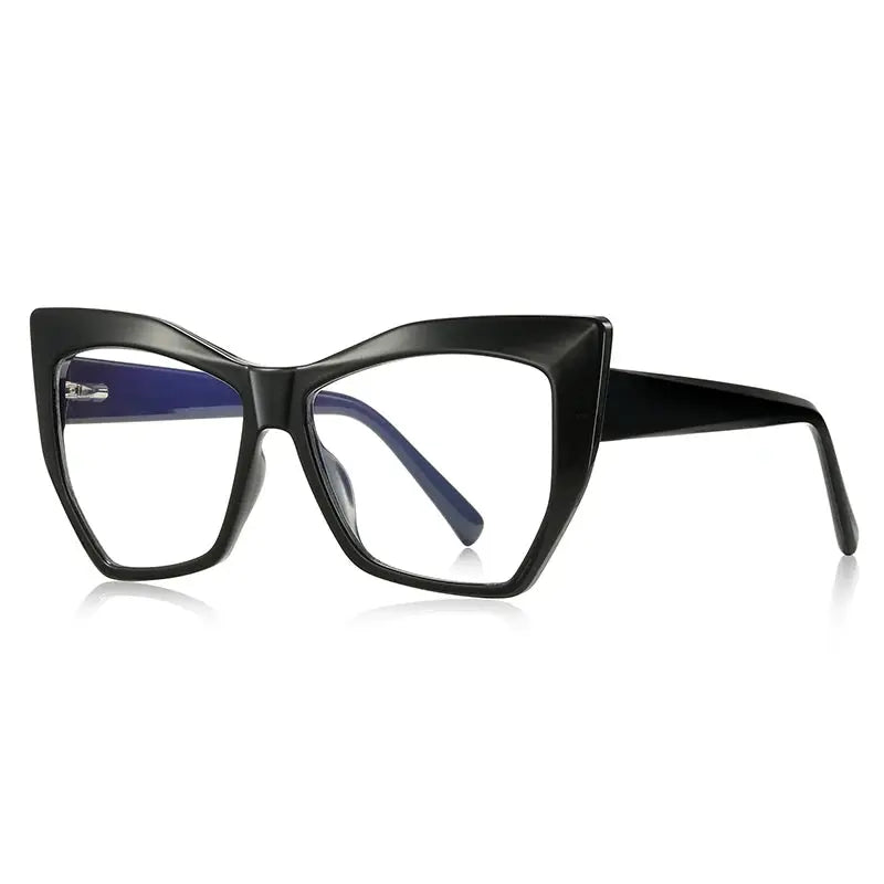 Vicky Women's Full Rim Tr 90 Stainless Steel Cat Eye Reading Glasses 2157.