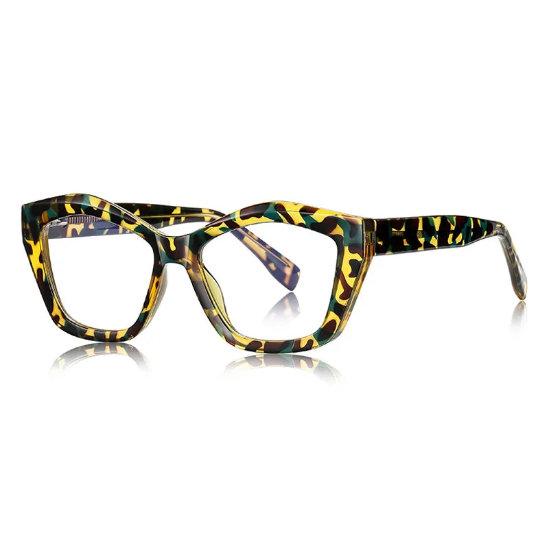 Ralferty Women's Full Rim Cat Eye Tr 90 Titanium Eyeglasses 32169