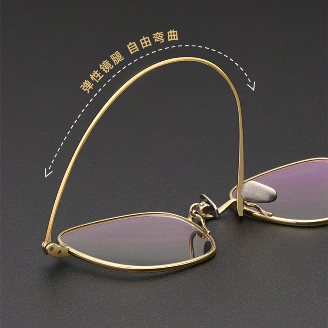Blackmask Unisex Full Rim Square Titanium Eyeglasses BM-G199