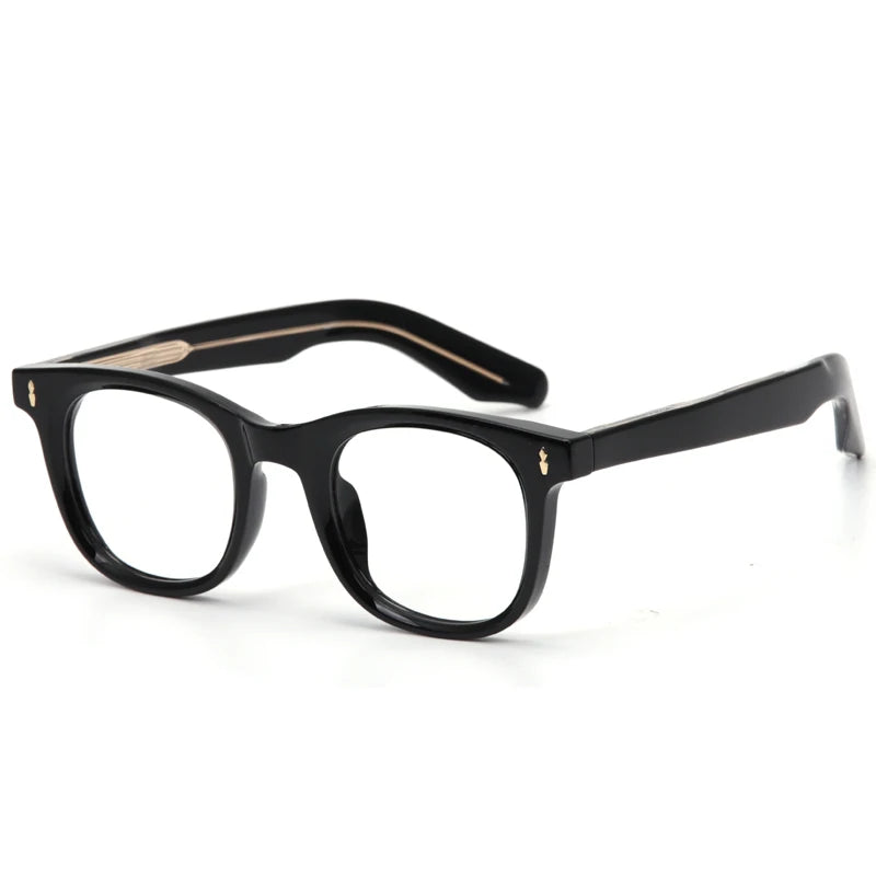 Aror Unisex Full Rim Square Thick Acetate Eyeglasses 86394