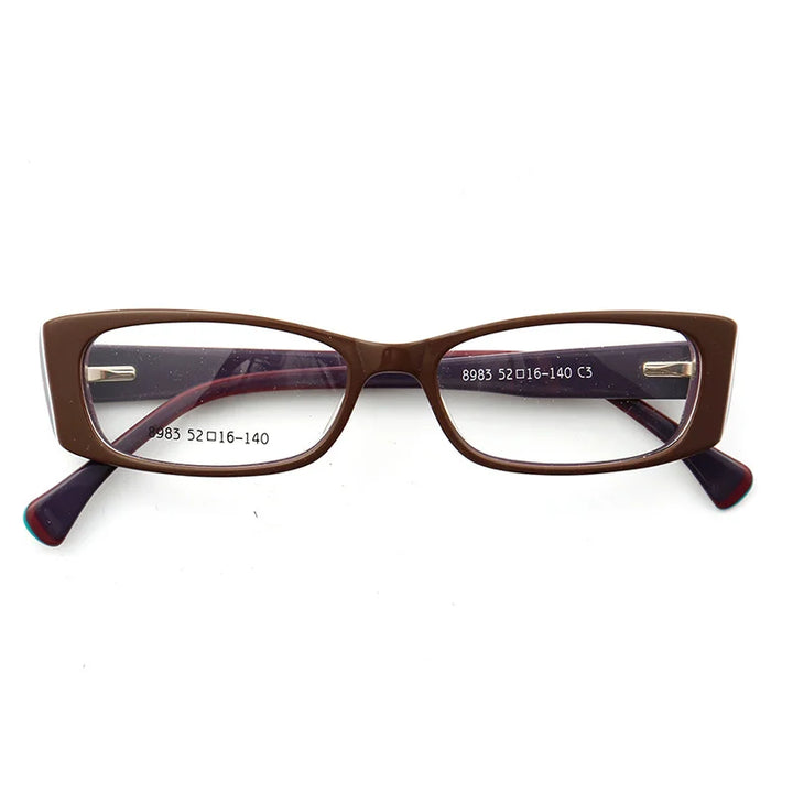 Chashma Ochki Women's Full Rim Rectangle Acetate Eyeglasses 89834
