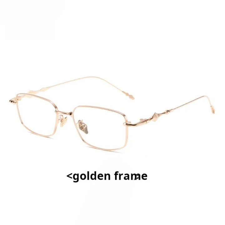 Xbora Unisex Full Rim Square Titanium-Alloy Eyeglasses 631265