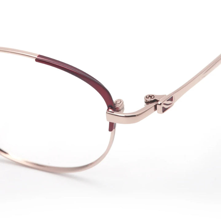 Muzz 35176 women's IP titanium prescription eyeglasses — view 10