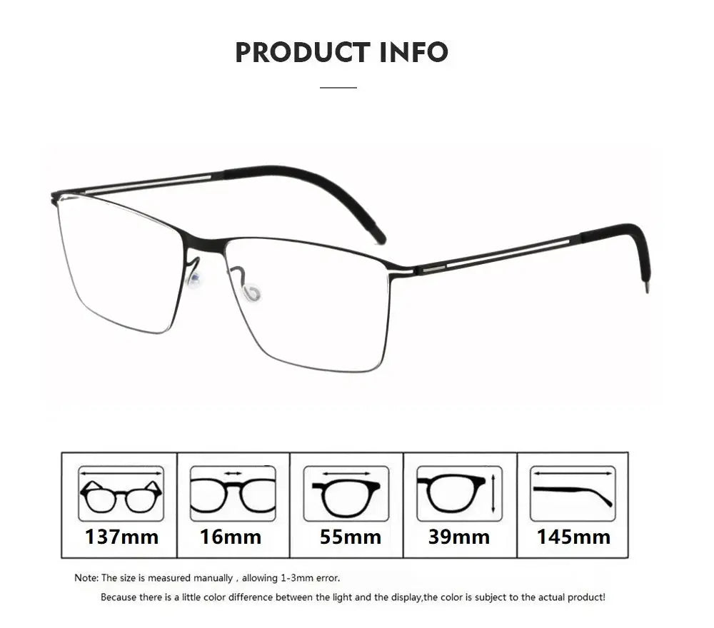 Bobbie 410900 Women’s 137mm Full Rim Square Titanium Frames — view 2 | Bobbie at FuzWeb