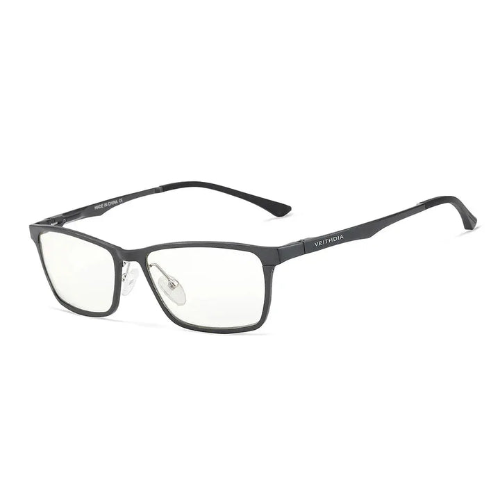 Hdcrafter Unisex Full Rim Rectangle Aluminum Magnesium Alloy Frames 870600 FuzWeb