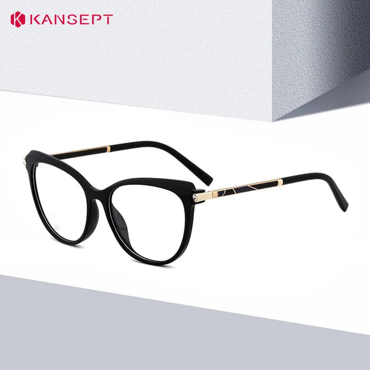 Kansept Women's Full Rim Square Tr 90 Alloy Reading Glass 72101