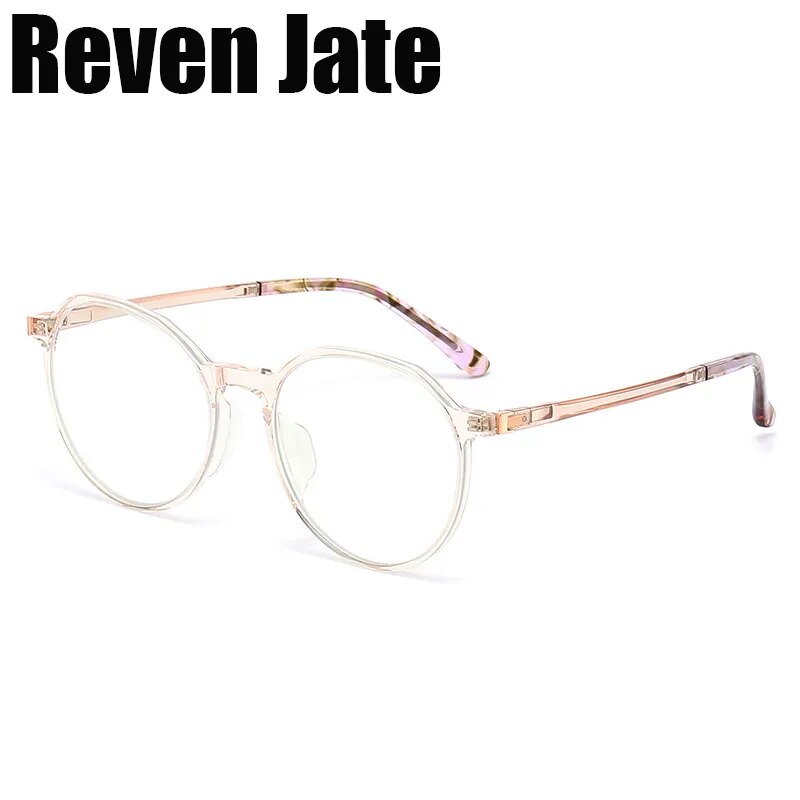 Reven Jate Unisex Full RIm Round Acetate Eyeglasses 1108 Full Rim Reven Jate   