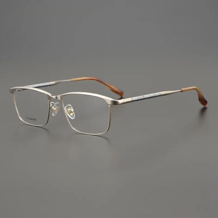 Bobbie 611900 Men’s 145mm Full Rim Square Titanium Frames FuzWeb