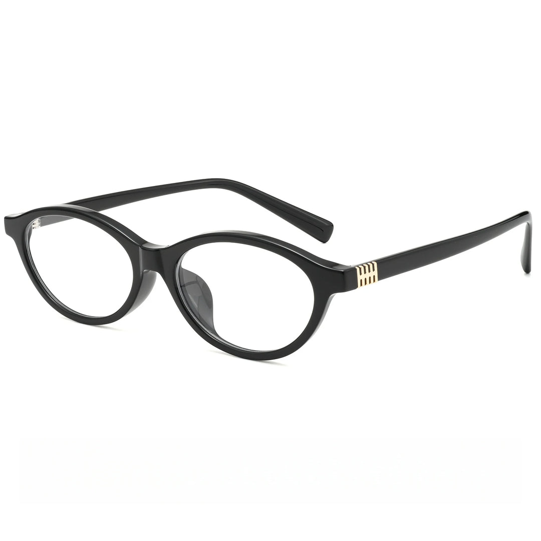 Yimaruili Unisex Full Rim Cat-Eye Acetate Eyeglasses 92280BD — view 3 | Yimaruili at FuzWeb