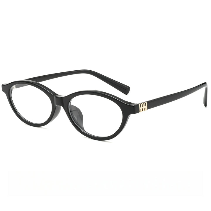 Yimaruili Unisex Full Rim Cat-Eye Acetate Eyeglasses 92280BD — view 3 | Yimaruili at FuzWeb