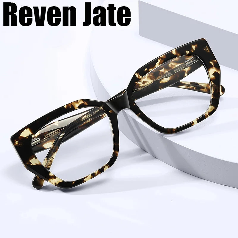 Reven Jate 18108 women's cat eye acetate prescription eyeglasses