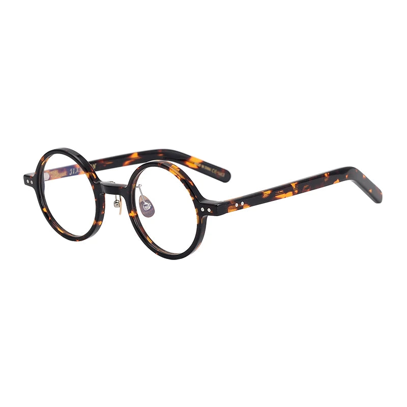 Nobler Unisex Full Rim Round Acetate Eyeglasses Wy05 Full Rim Nobler   